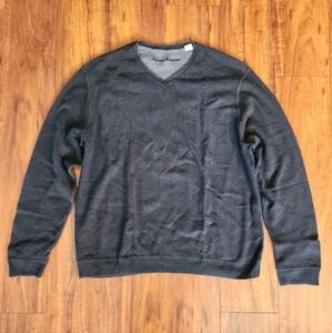 Tommy Bahama Dark Gray V-Neck Sweater
